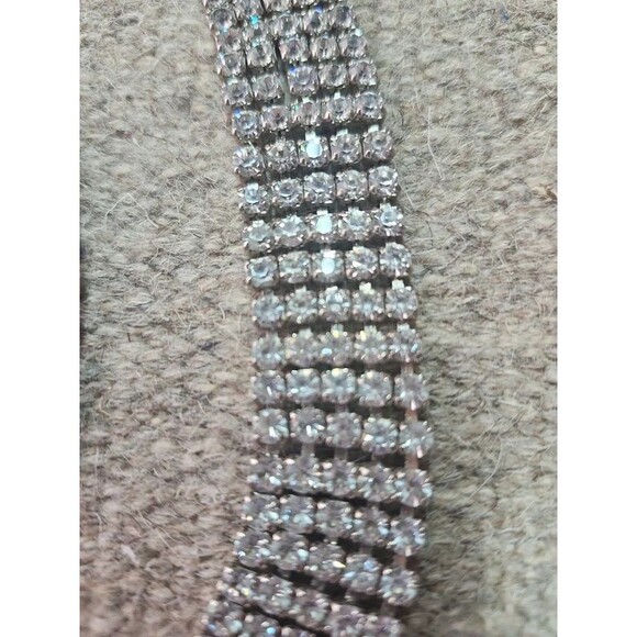 Genuine  rhinestone  crystal  belt not plastic 27-31 long main image 4